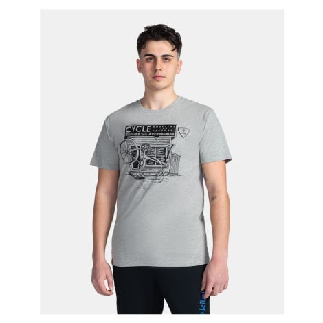 Pánské bavlněné triko Kilpi PORTELA-M světle šedá