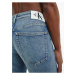Modré pánské slim fit džíny s potrhaným efektem Calvin Klein Jeans