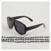 Urban Classics 101 Chain Sunglasses Black