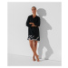 Plážové oblečení karl lagerfeld karl dna signature beach dress black