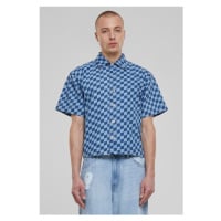 Urban Classics / Laser Check Printed Boxy Shirt bluelasercheck