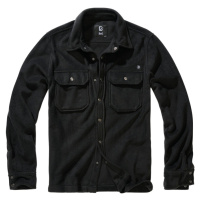 Brandit Košile Jeff Fleece Shirt Long Sleeve černá