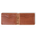Bagind Klipy - ručně vyrobená pánská peněženka z hnědé hovězí kůže.