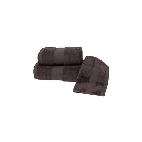 Soft Cotton - Sada ručníků a osušky DELUXE, 3 ks, tmavě hnědá