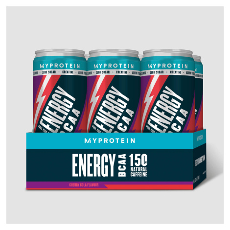 BCAA Energy Drink - 6 x 330ml - Cherry Cola Myprotein
