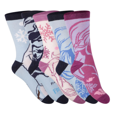 5PACK dětské ponožky Cerdá Frozen II vícebarevné (2200007419) Cerda