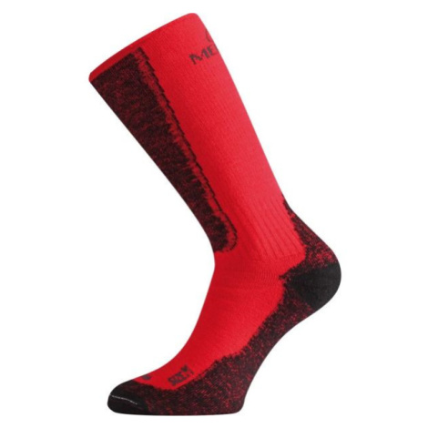 LASTING merino ponožky WSM červené