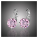 Sisi Jewelry Náušnice Swarovski Elements Megan Rose E1892-KSE00044(6) Růžová
