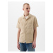 Béžová pánská lněná košile GAP
