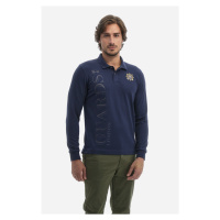 Polokošile la martina man polo l/s piquet stretch modrá