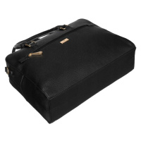 Dámské kabelky [DH] PU PTN bag CP205468 Black black