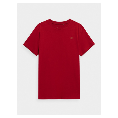 4F 4FAW23TTSHM0876 RED Pánské tričko US 4FAW23TTSHM0876 RED