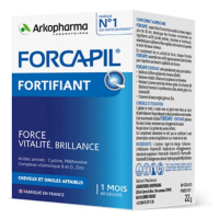 Forcapil FORCAPIL FORTIFIANT - síla, vitalita, lesk pro vlasy a nehty 60 kapslí