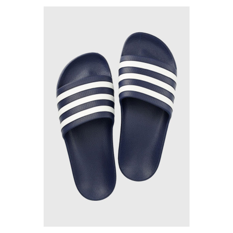 Pantofle adidas Adilette pánské, tmavomodrá barva, F35542