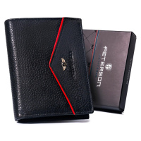 Pánská kožená peněženka Peterson PTN N4-PDM černá