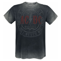 AC/DC Rock & Roll - Will Never Die Tričko tmavě šedá