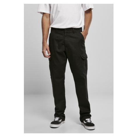 Pánské kalhoty // Urban Classics Straight Leg Cargo Pants black