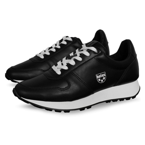 Vasky x Botas Black - Dámské kožené tenisky / botasky černé česká výroba ze Zlína