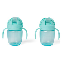 SKIP HOP Hrnek rostoucí Sip-to-Straw Teal 6m+