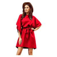 Numoco Dámské mini šaty Sofia červená Červená