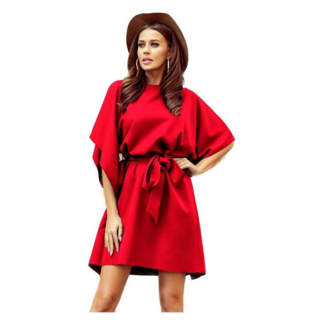 Numoco Dámské mini šaty Sofia červená Červená