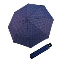Doppler Fiber Mini Denver - dámský skládací deštník, modrá, geometrický / abstraktní