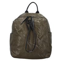 Stylový koženkový batoh Goraz, zelený