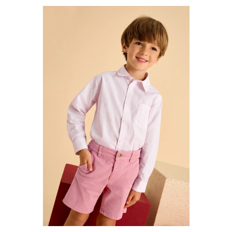 Dětská bavlněná košile Mayoral červená barva, 3117