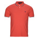 Polo Ralph Lauren POLO COUPE DROITE EN COTON BASIC MESH FANTAISIE COL Červená