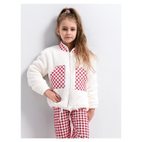 Sweatshirt Sensis Perfect Kids Girls length/r 110-128 cream 001