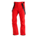 Pánské kalhoty softshellové na lyžování plná výbava a šlemi 3L LUX - red