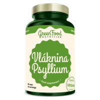 GREENFOOD NUTRITION Vláknina psyllium 96 kapslí