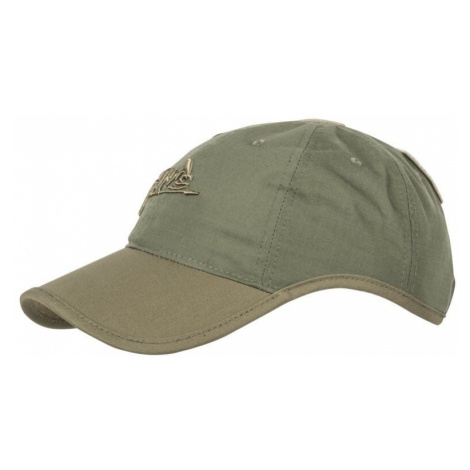 Kšiltovka “baseballka“ HELIKON-TEX® Logo Cap Rip Stop - Olive Green, Adaptive Green