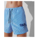 Plavky karl lagerfeld fun short boardshorts bílá