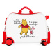 Dětský kufřík na kolečkách - odražedlo - Disney Winnie The Pooh - bílý - 38L