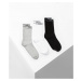 Ponožky karl lagerfeld k/essential mid socks 3p různobarevná