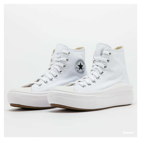 Converse Chuck Taylor All Star Move Hi White/ Natural Ivory/ Black