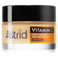Astrid Vitamin C noční krém s omlazujícím účinkem pro zářivý vzhled pleti 50 ml