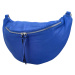Trendy dámská koženková ledvinka Dario, modrá