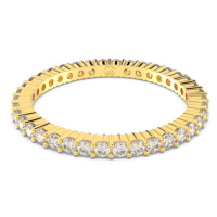 Swarovski Luxusní pozlacený prsten Vittore 5028972 52 mm