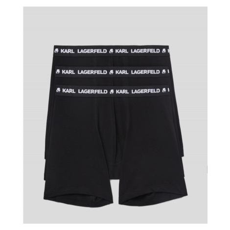 Spodní prádlo karl lagerfeld logo boxer set 3-pack černá