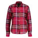 KOŠILE GANT D1. REG COT SILK CHECK SHIRT RASPBERRY RED