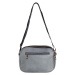 ŠEDÁ DVOUKOMOROVÁ CROSSBODY KABELKA --GREY