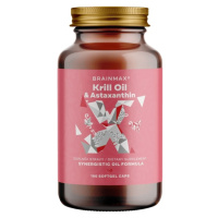 BrainMax Krill Oil s astaxanthinem 500 mg 100 softgel kapslí