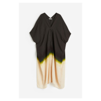 H & M - Oversized kaftanové šaty - hnědá
