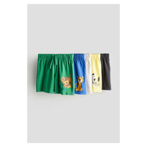 H & M - Natahovací šortky 5 kusů - zelená H&M
