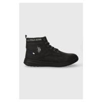 Sneakers boty U.S. Polo Assn. YGOR černá barva, YGOR007M/CU1