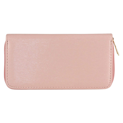 Shiny babypink dámská peněženka na zip 11614-2 světle růžová David moda
