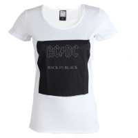Tričko metal dámské AC-DC - Back In Black - AMPLIFIED - ZAV601BBC