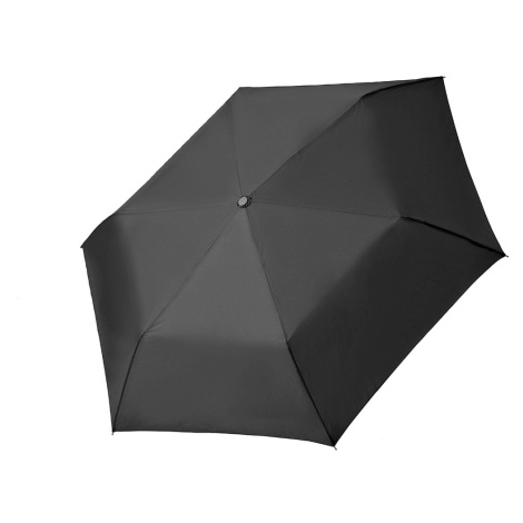 Černý dámský ultralehký skládací mechanický deštník Zasten Doppler